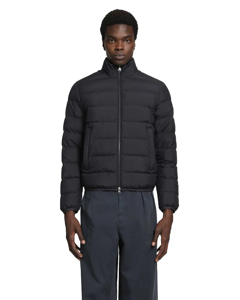 Moncler Baudinet Short Down Jacket Blue