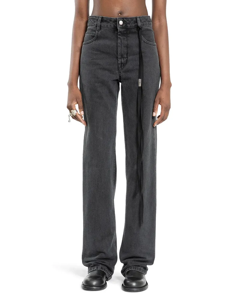 Ann Demeulemeester Ona 5 Pocket Flared Slim Jeans Grey