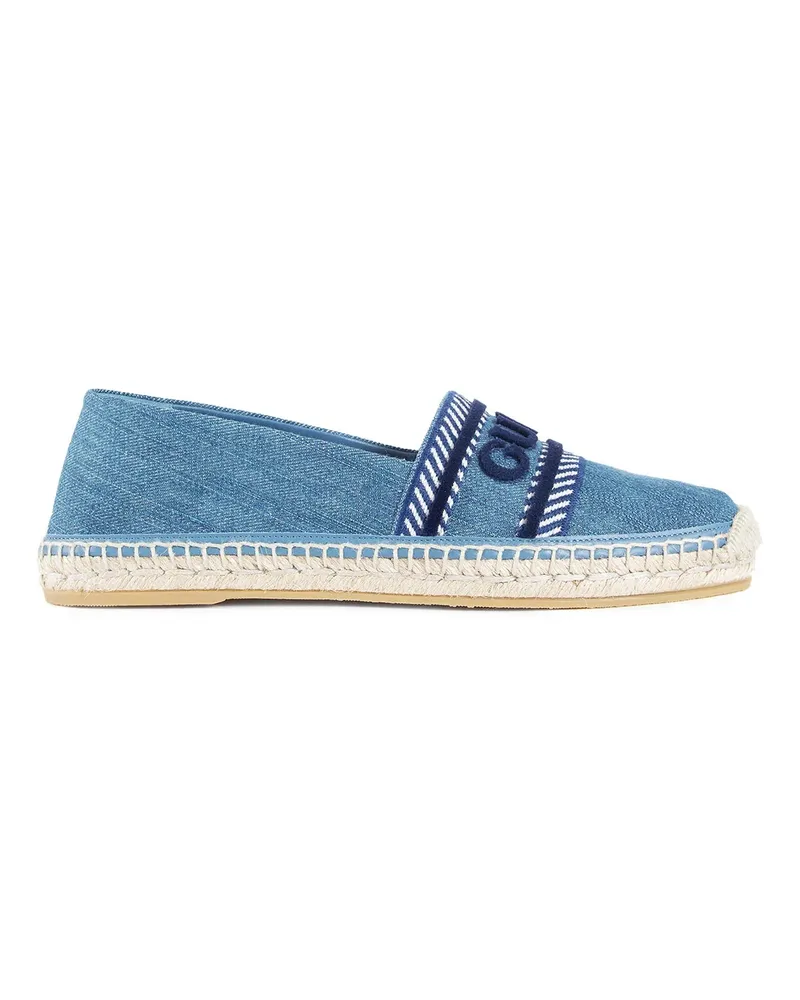 Gucci Denim Espadrilles Blue