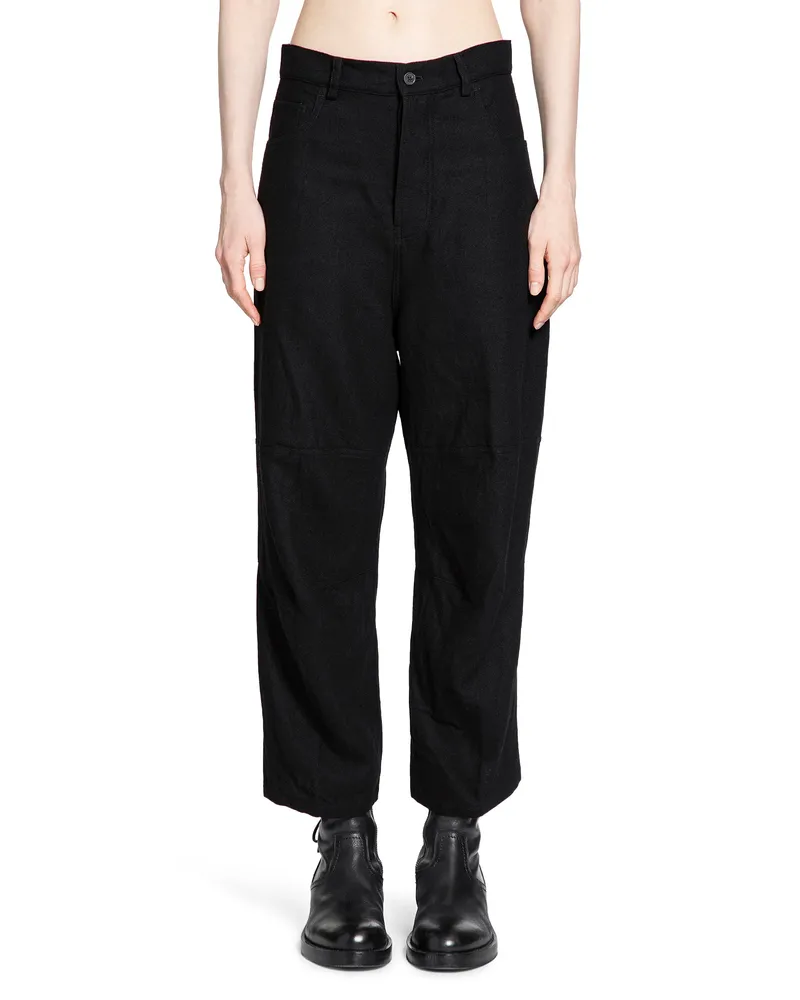 forme d'expression Skewed 5-Pocket Pants Black