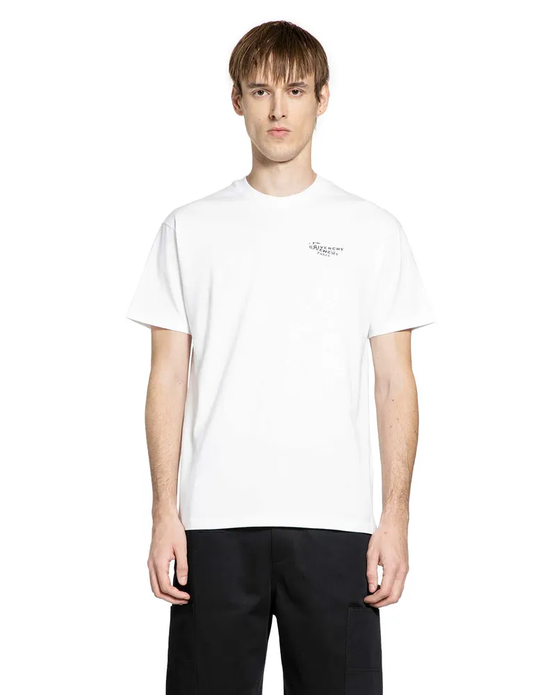Givenchy Stamp Print T-Shirt White