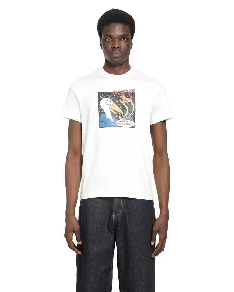 Moncler Space Monduck T-Shirt White