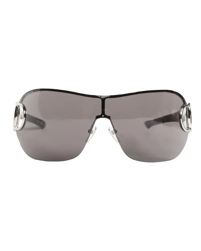 Gucci Frameless Mask Sunglasses Grey