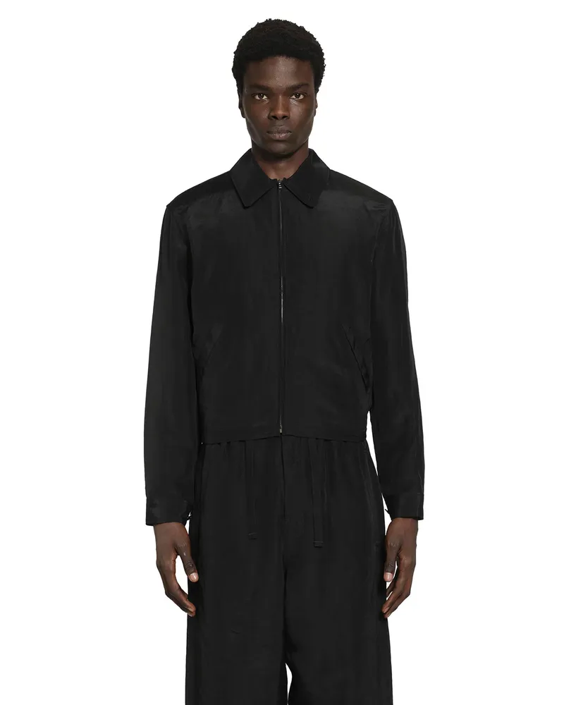 Christophe Lemaire Short Blouson Jacket Black