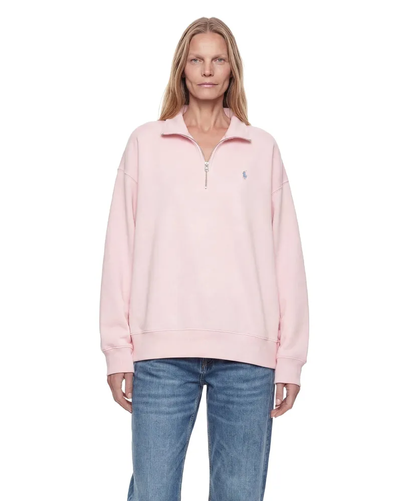 Ralph Lauren Half Zip Swatshirt Pink