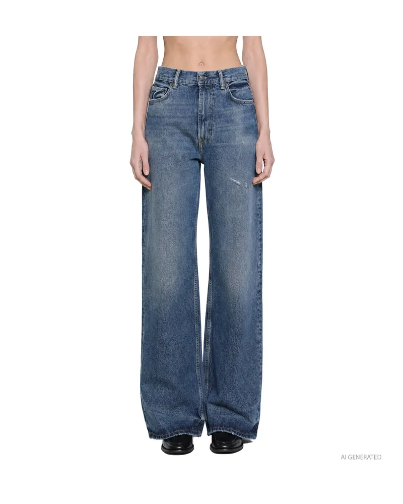 Acne Studios Regular Fit Jeans 2022 Blue