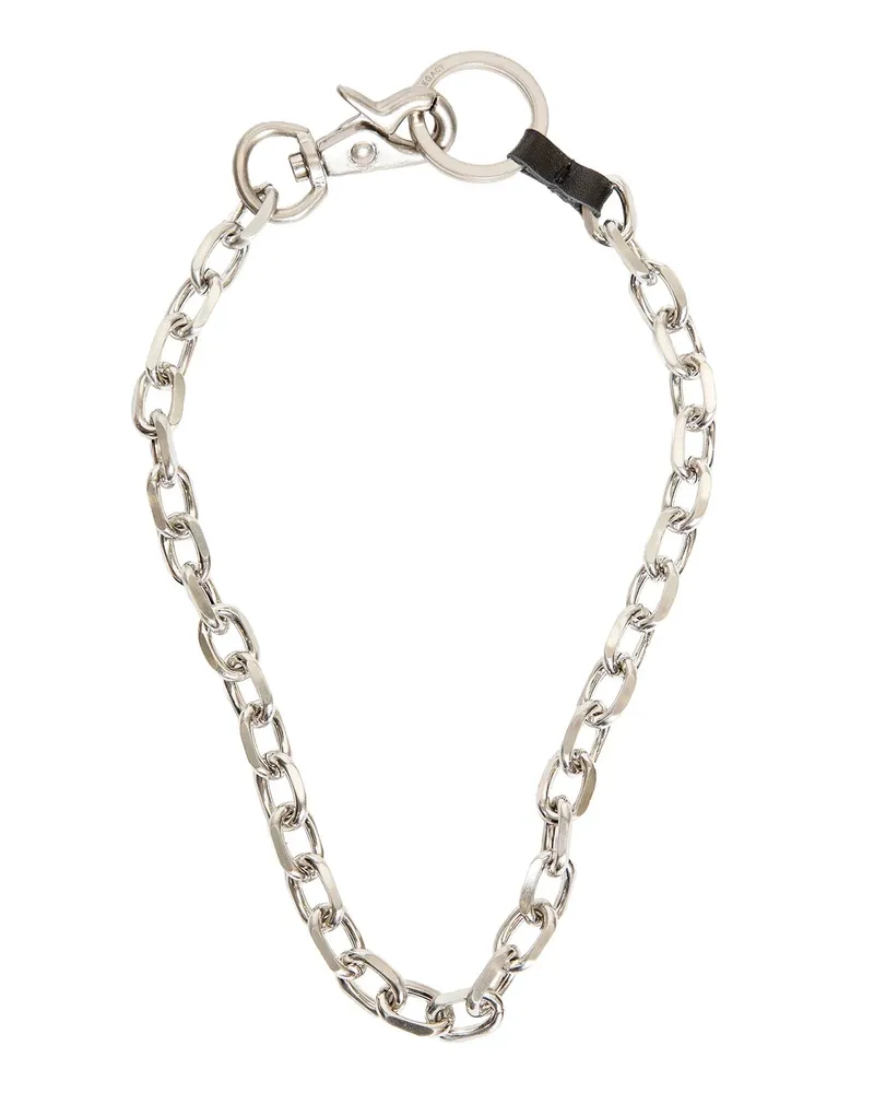 Our Legacy Ladon Matte Nickel Necklace Silver