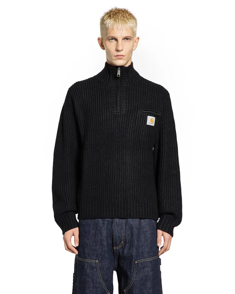 Carhartt WIP MAN BLACK SWEATSHIRTS Black
