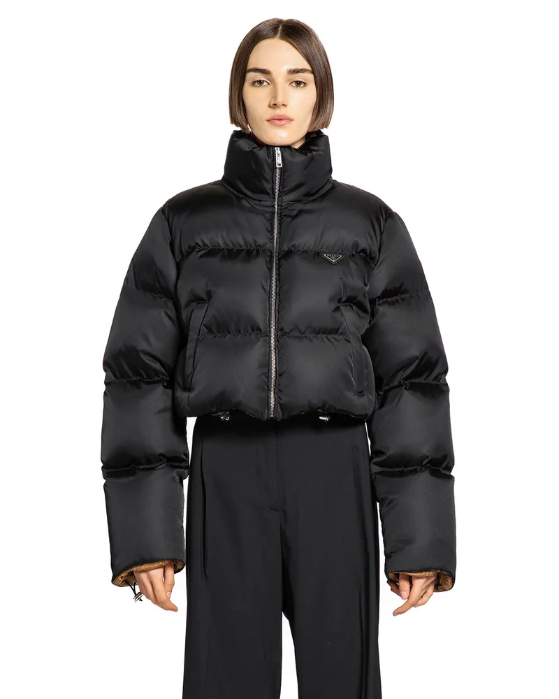 Prada WOMAN BLACK JACKETS Black