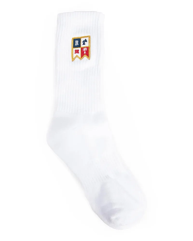 RHUDE Harbor Crest Socks White