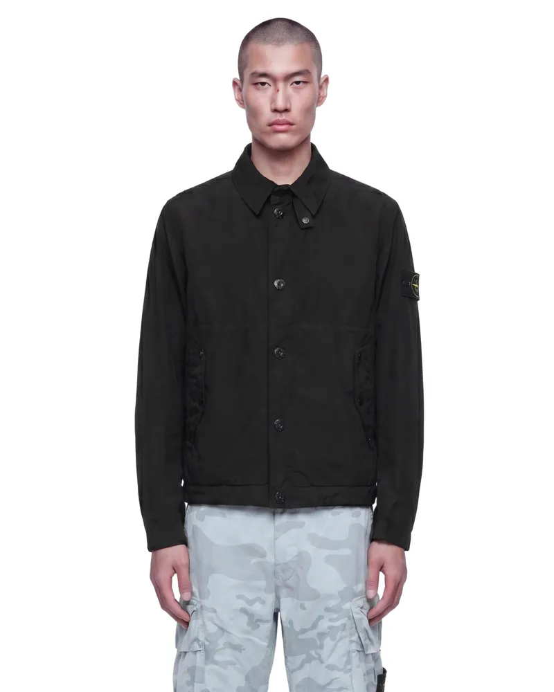 Stone Island 4100036 Coach Jacket Black
