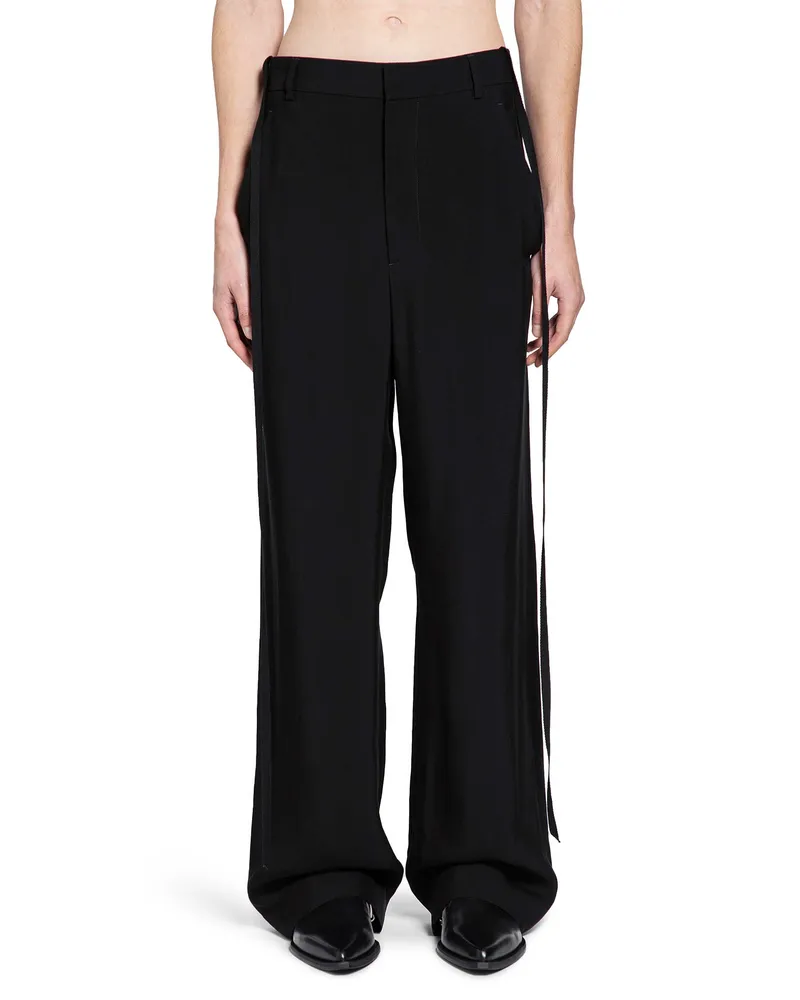 Ann Demeulemeester Leon Comfort Fit Trousers Black