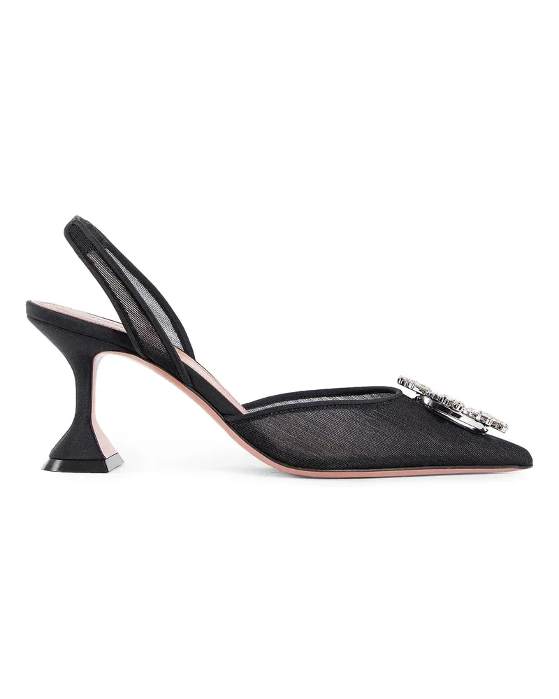 Amina Muaddi Begum Slingback Pumps Black