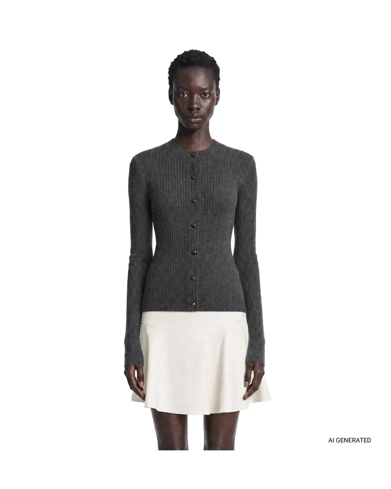 Burberry Cashmere Cardigan Grey