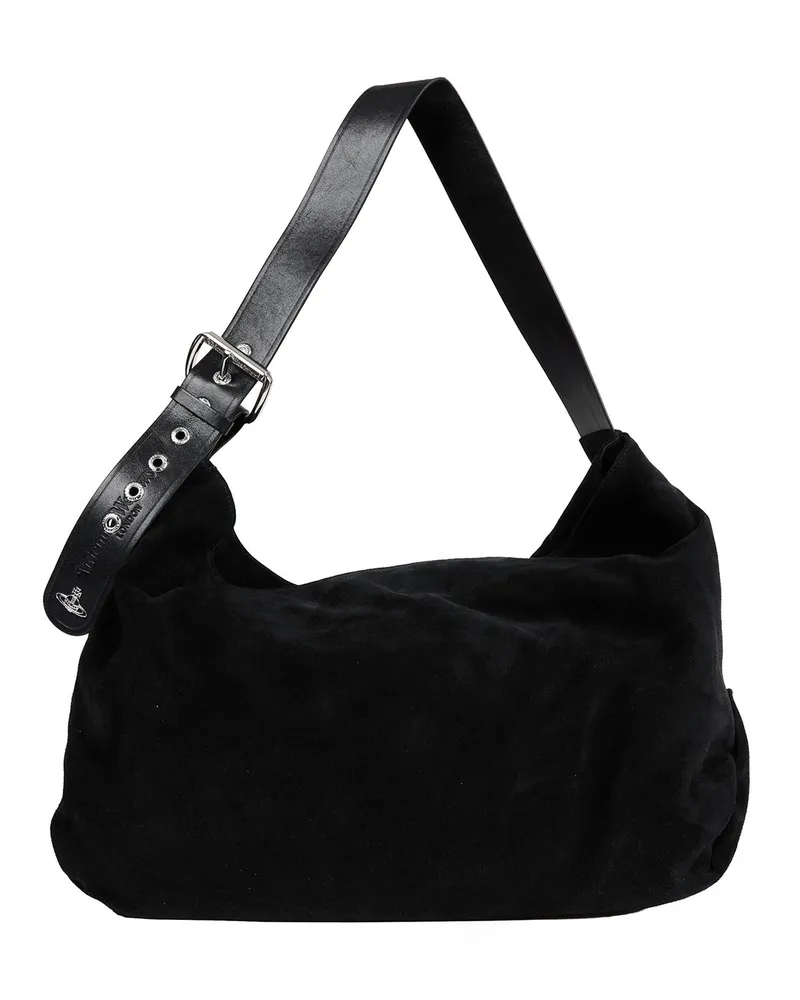 Vivienne Westwood Maxime Large Shoulder Bag Black