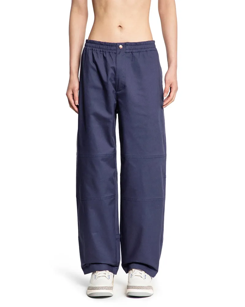 Moncler Gilga Farm Collaboration Cotton Gabardine Pants Blue