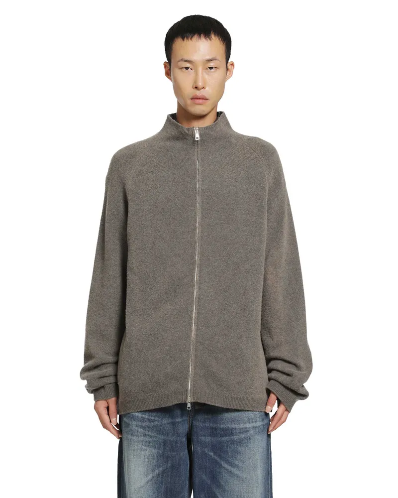 Our Legacy Line Zip Cardigan Brown