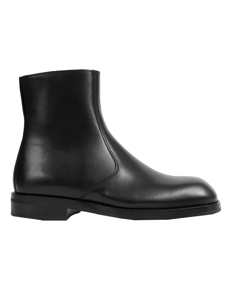 Christophe Lemaire Zipped Boots Black