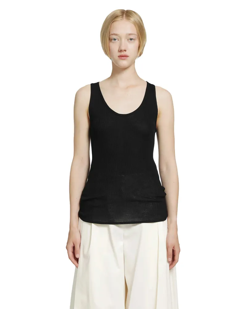 The Row Danel Tank Top Black