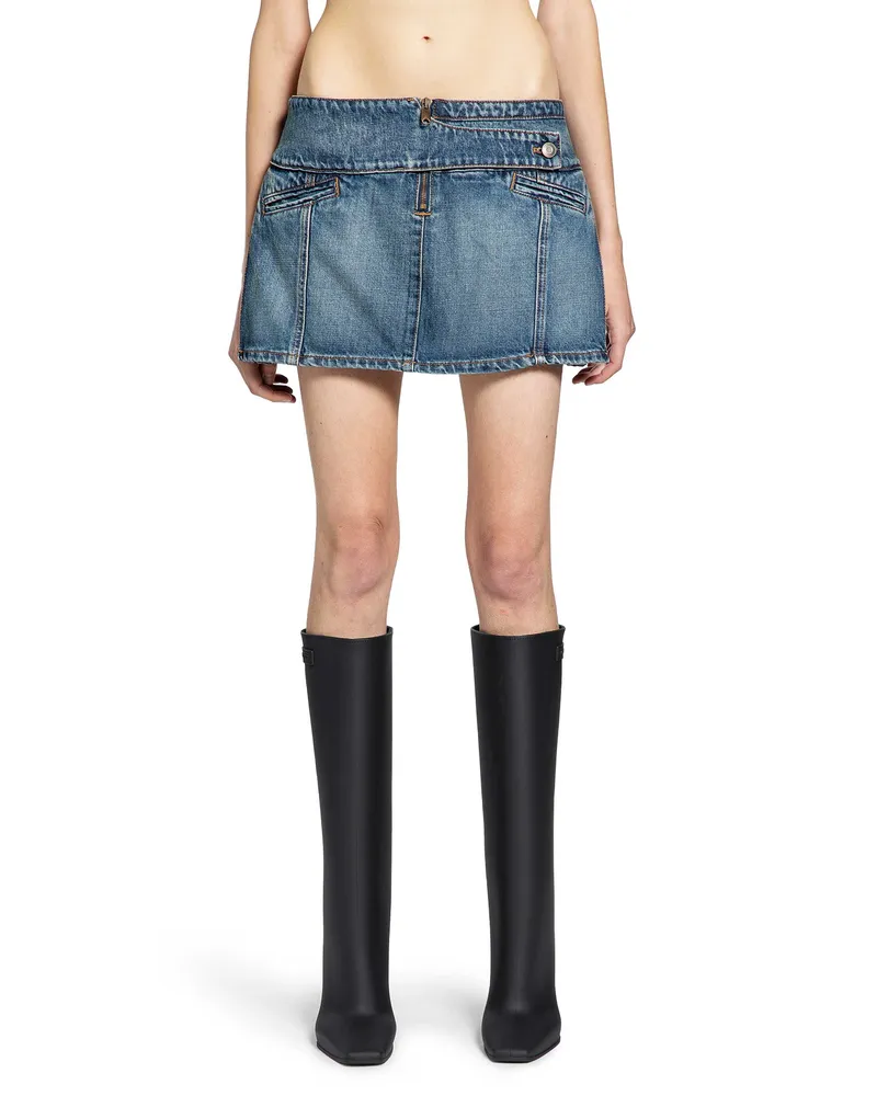 COPERNI Yoke Denim Skirt Blue