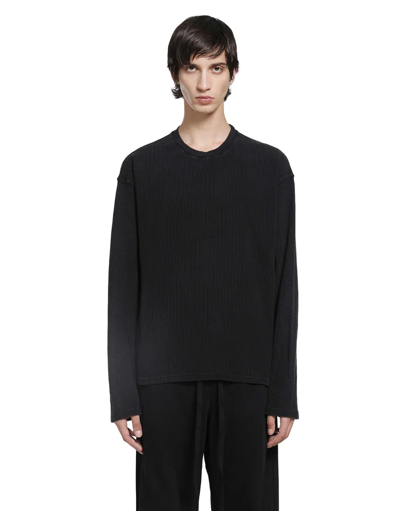 Ann Demeulemeester Emil ''The Velvet Evening'' Long Sleeve T-Shirt Black