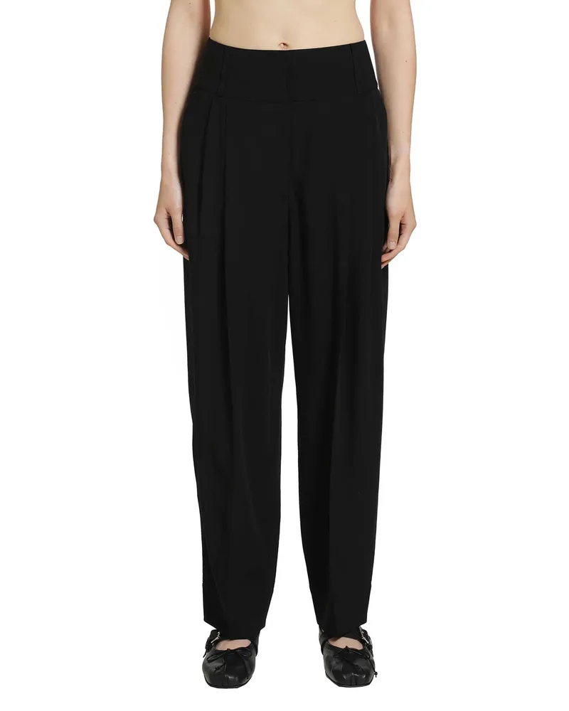 Totême Draped Balloon Trousers Black