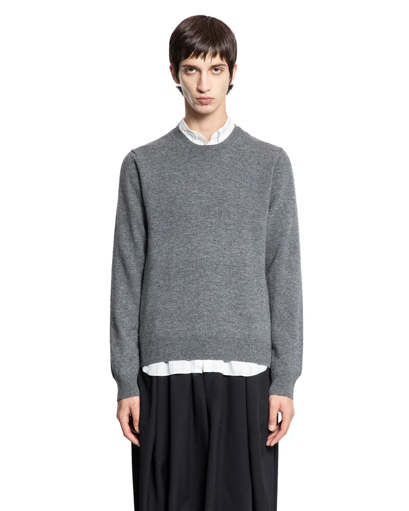 Comme des Garçons Lambswool Sweater Grey