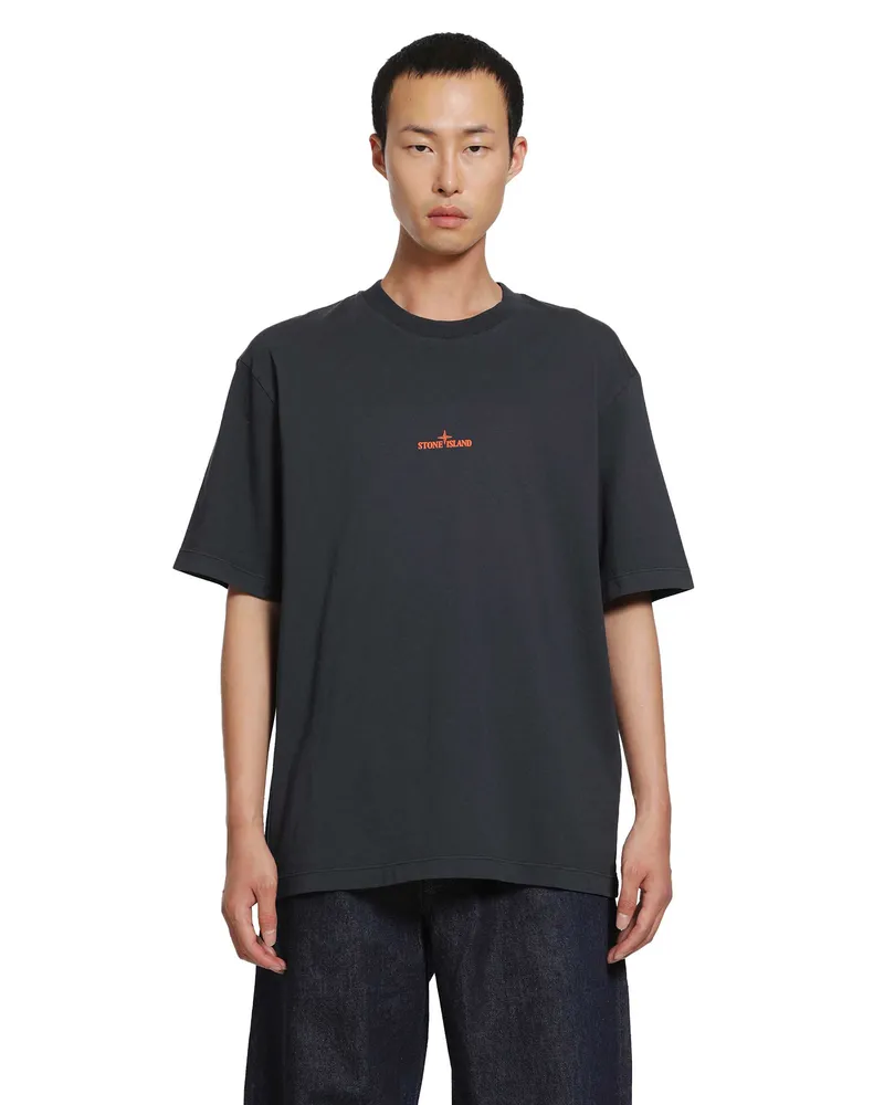 Stone Island 2100001 Cotton Jersey T-Shirt Blue