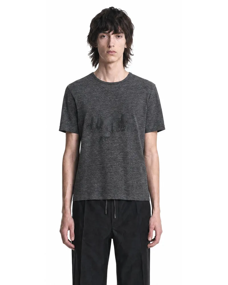 Maison Margiela Cotton Short Sleeve T-shirt Grey