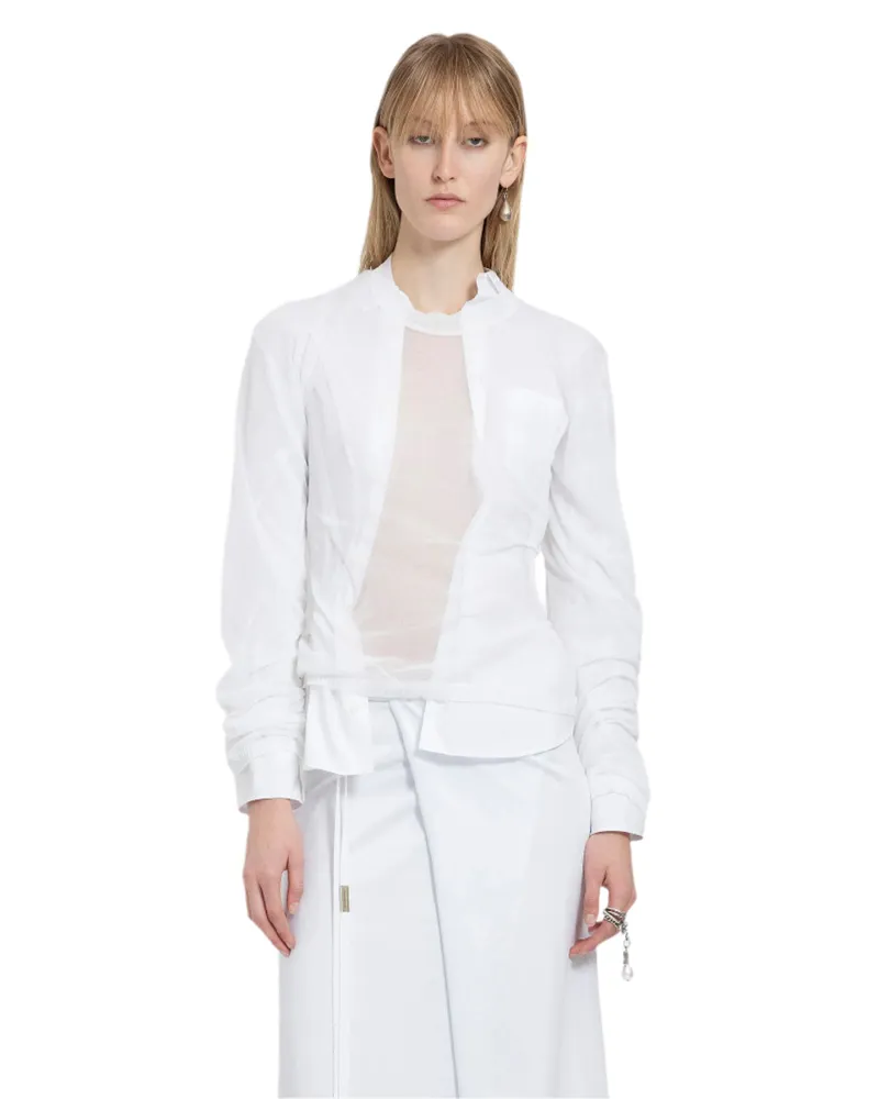 Ann Demeulemeester WOMAN WHITE SHIRTS White