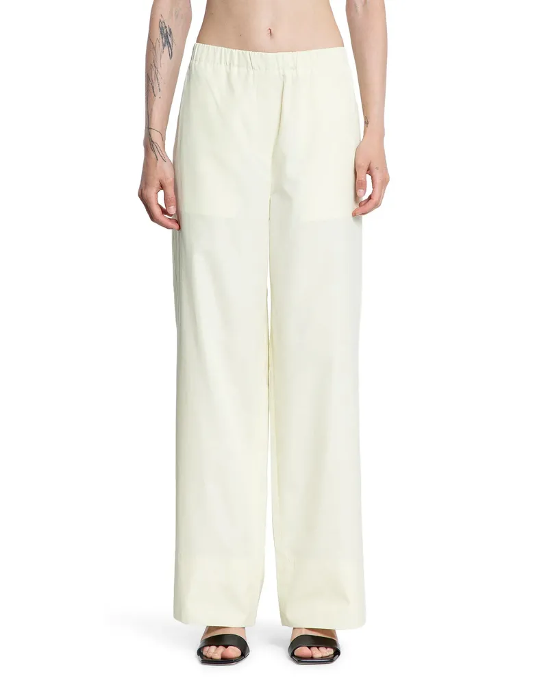 Totême Twisted Seam Boxer Trousers Beige