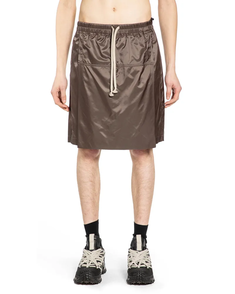 Rick Owens Moncler x  Collaboration Kiltshorts Grey