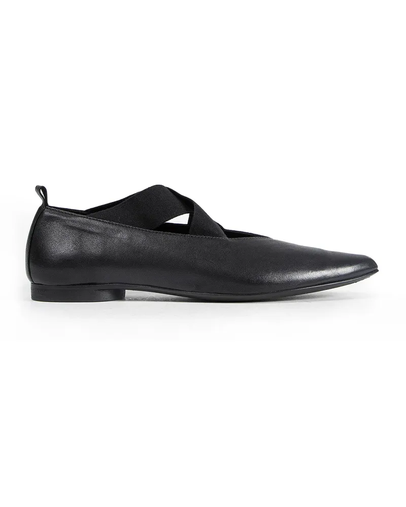 Uma Wang Pointed Ballet Shoes Black