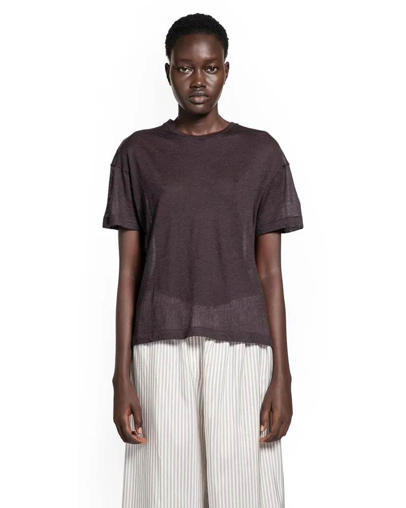 The Row Lila Top Brown