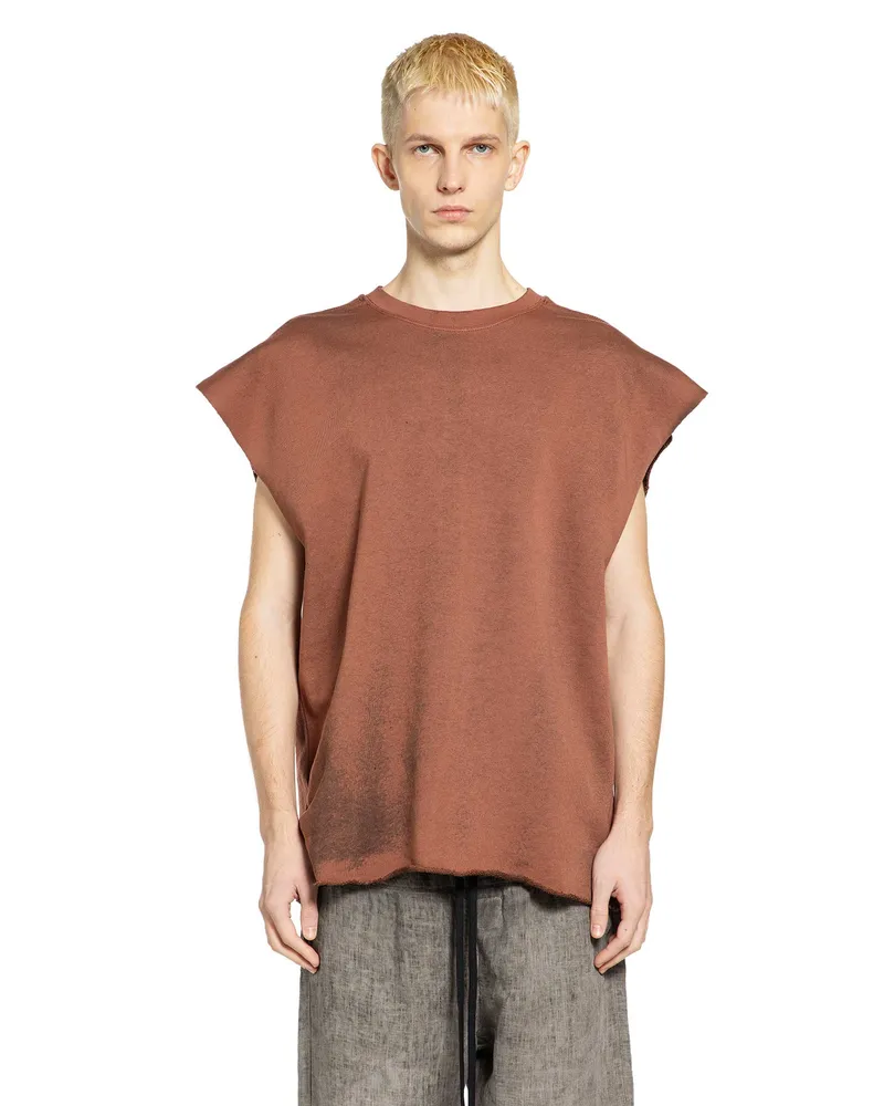 THOM KROM Spray Midweight Jersey T-Shirt Red