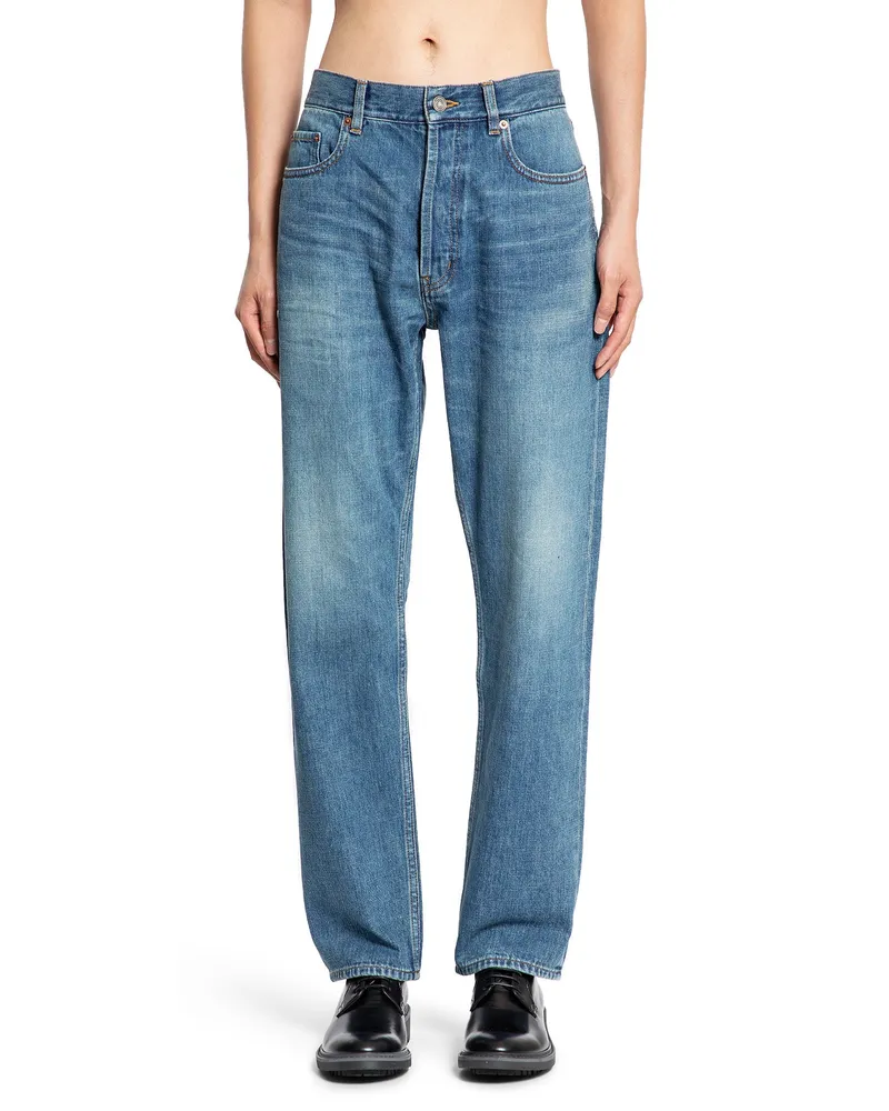 Saint Laurent Mick 5 Pocket Jeans Blue