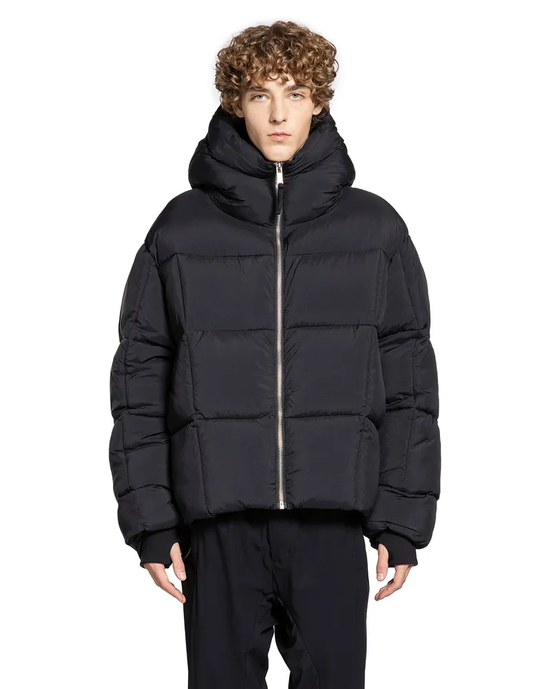 THOM KROM Hooded Jacket Black