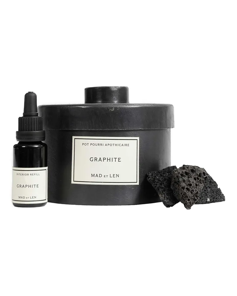 MAD et LEN Graphite Pot Pourri Apothicaire Petit 