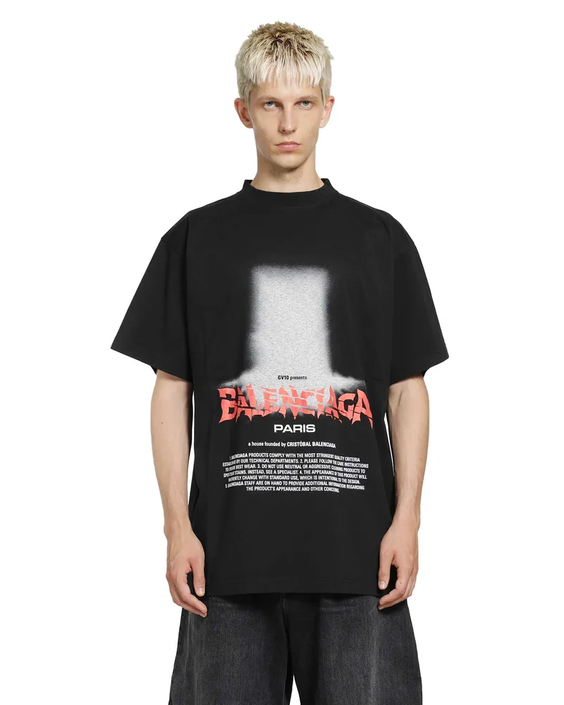 Balenciaga The Door Oversized T-Shirt Black