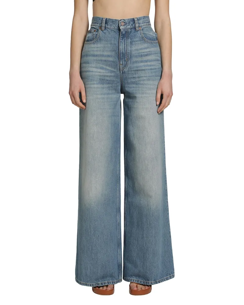 Chloé High-Rise Wide Leg Jeans Blue