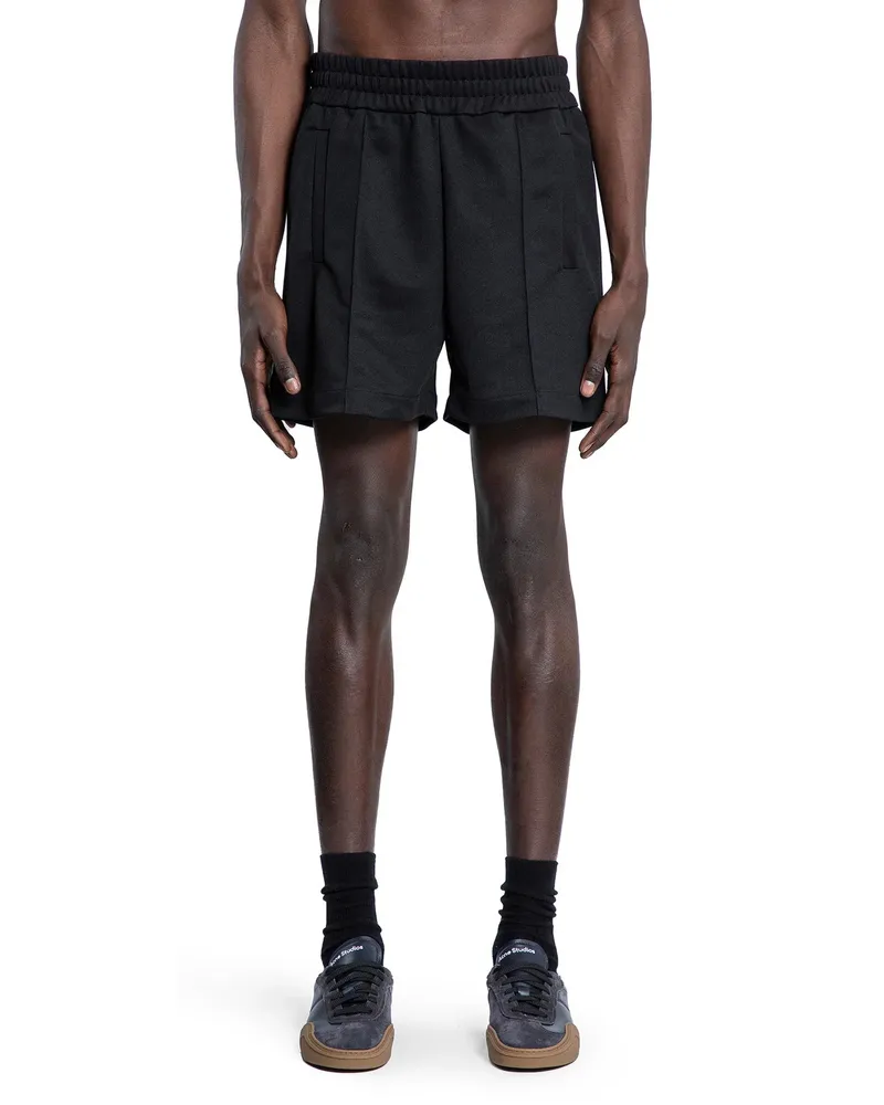Palm Angels MAN BLACK SHORTS & SKIRTS Black