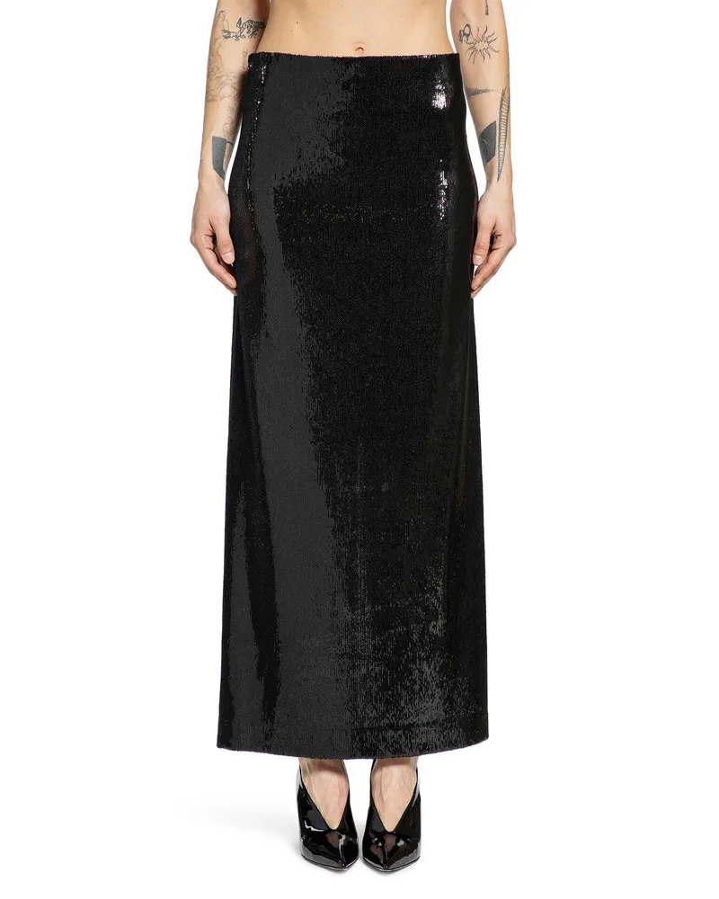 Totême Sequin Skirt Black