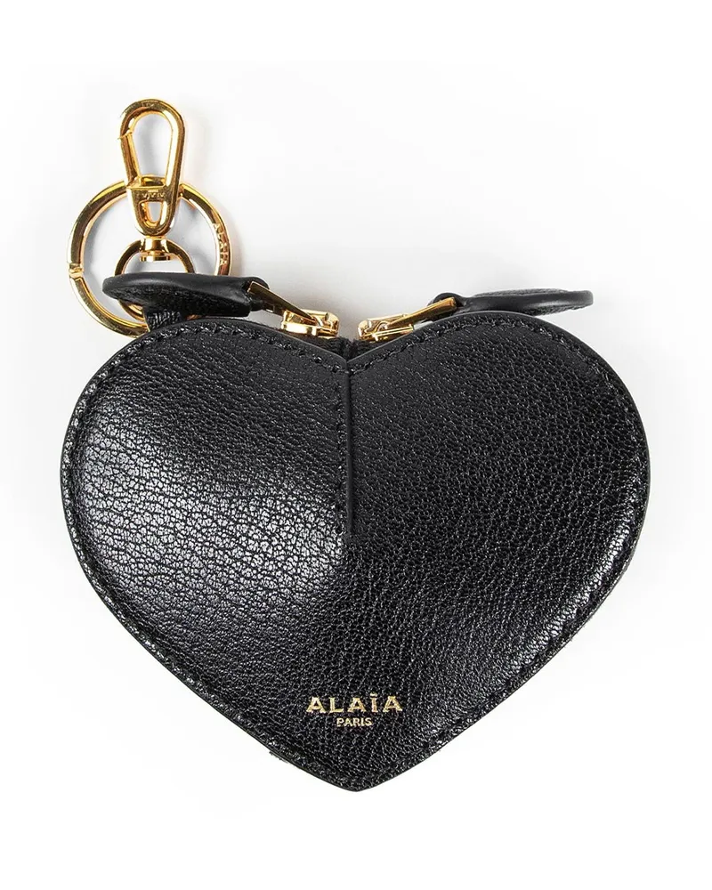 Alaïa Le Coeur Coin Purse Black