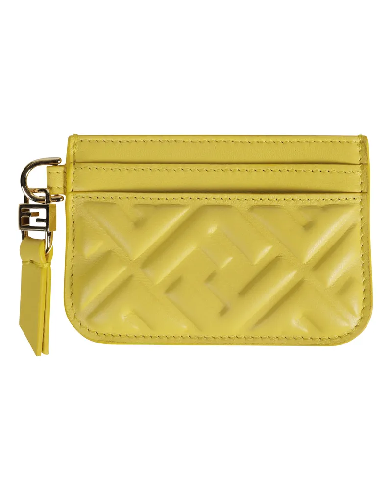 Fendi Baguette Card Case Yellow