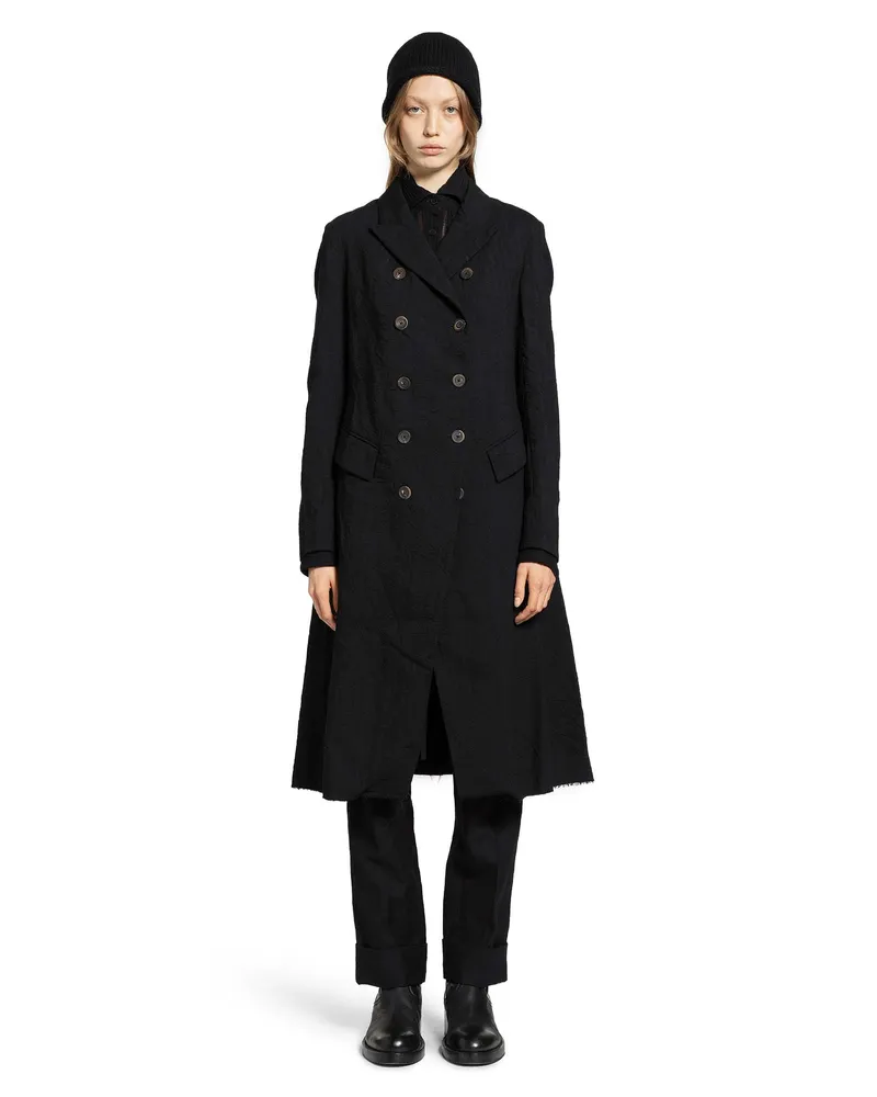 forme d'expression Riding Long Coat Black