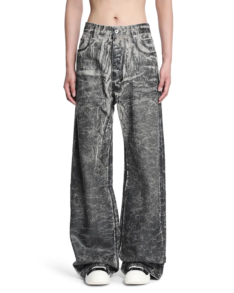 DRKSHDW by Rick Owens Concordians Geth Jeans Black&white