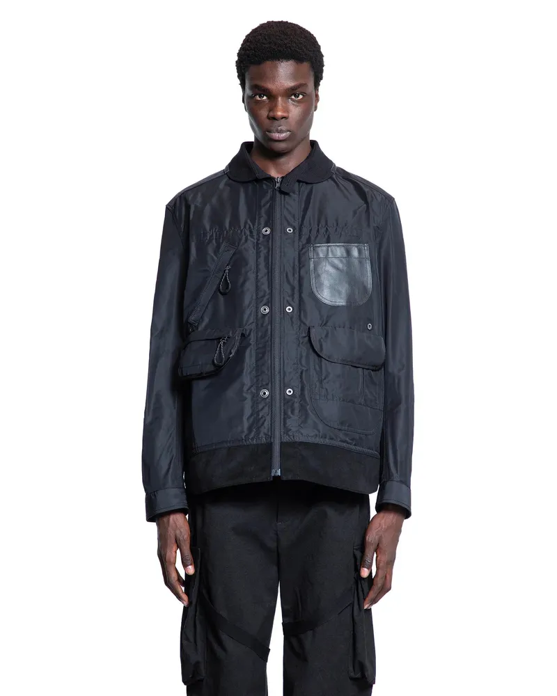 Junya Watanabe Nylon Field Jacket Black