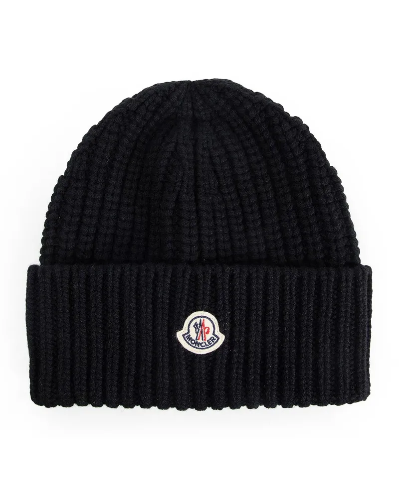 Moncler Wool Beanie Black