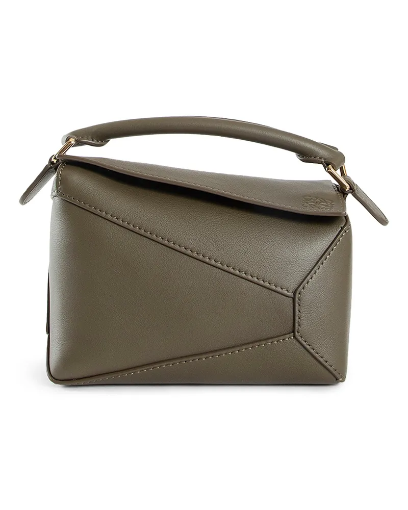 Loewe Puzzle Edge Mini Bag Green