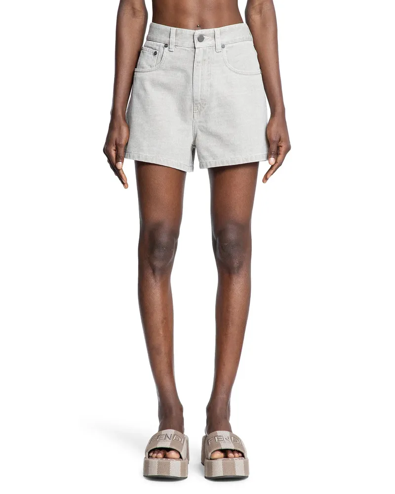 Fendi WOMAN BEIGE SHORTS Beige